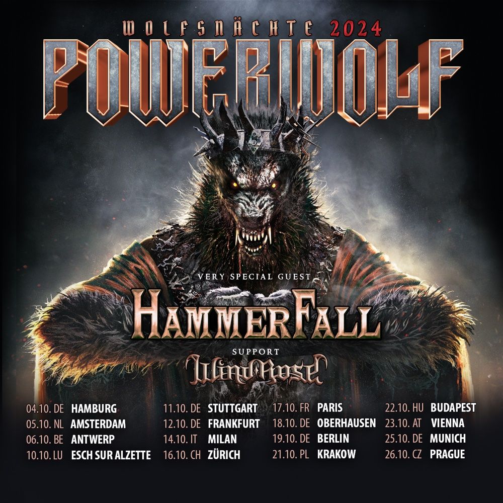 Powerwolf release new version of 'Werewolves of Armenia' - Distorted Sound  Magazine